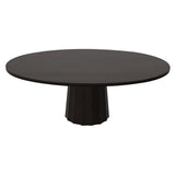 Container Oval Table: Small + Bodhi Cover + Wenge Stained + Wenge