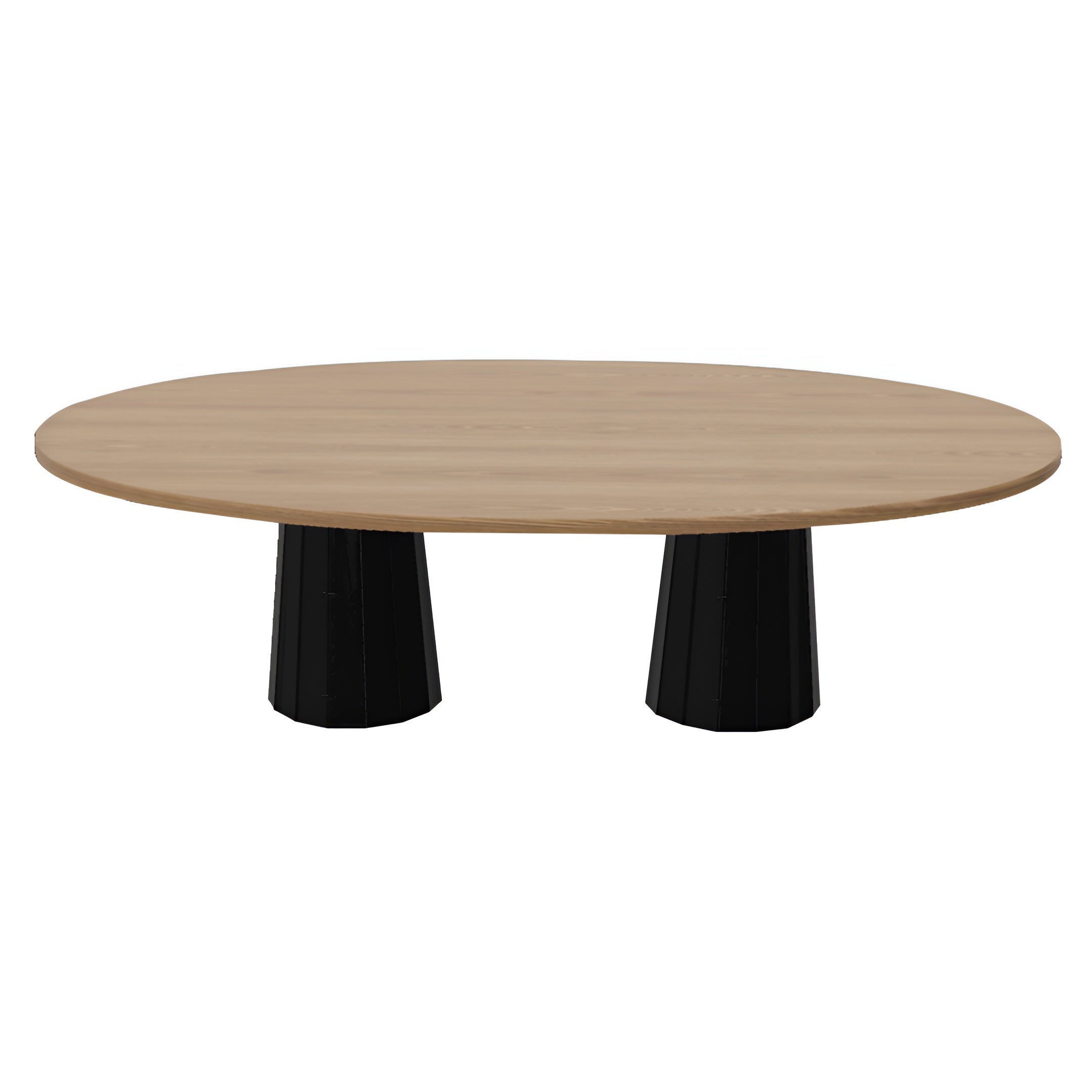 Container Oval Table: Large + Bodhi Cover + Natural Oil + Grey