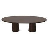 Container Oval Table: Large + Bodhi Cover + Cinnamon Stained + Cinnamon