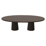 Container Oval Table: Large + Bodhi Cover + Cinnamon Stained + Grey