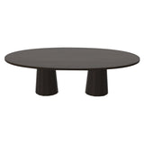 Container Oval Table: Large + Bodhi Cover + Grey Stained + Grey