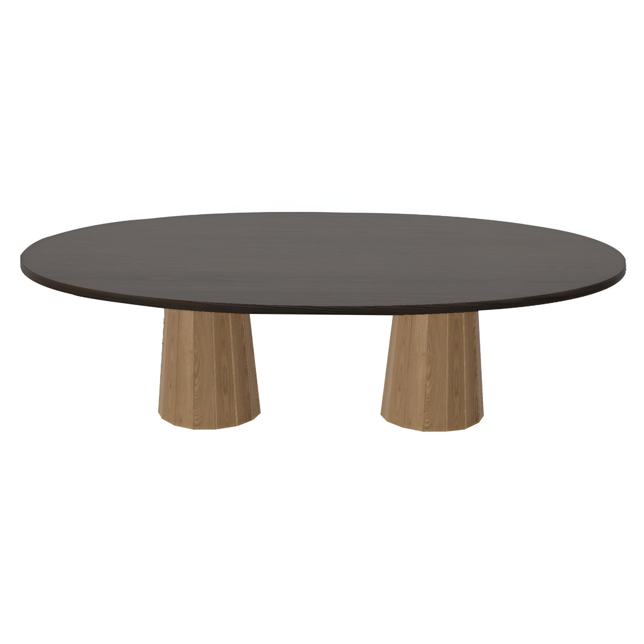 Container Oval Table: Large + Bodhi Cover + Grey Stained + Natural Oil