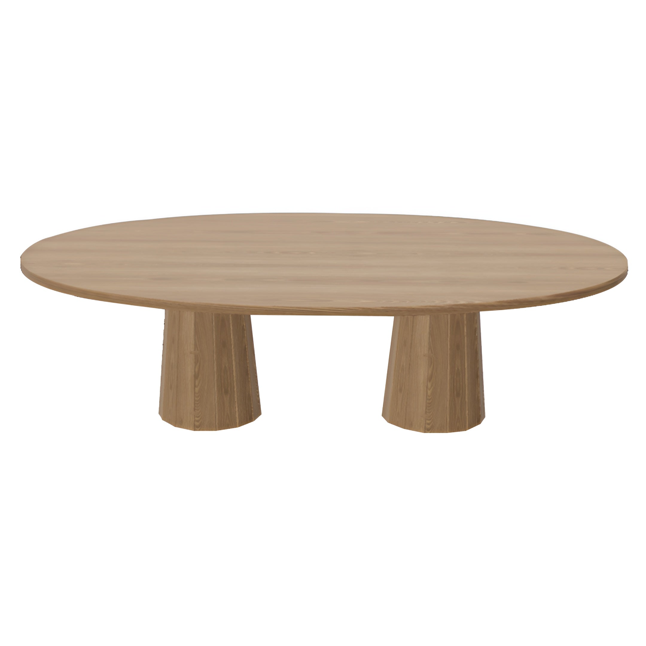 Container Oval Table: Large + Bodhi Cover + Natural Oil + Natural Oil