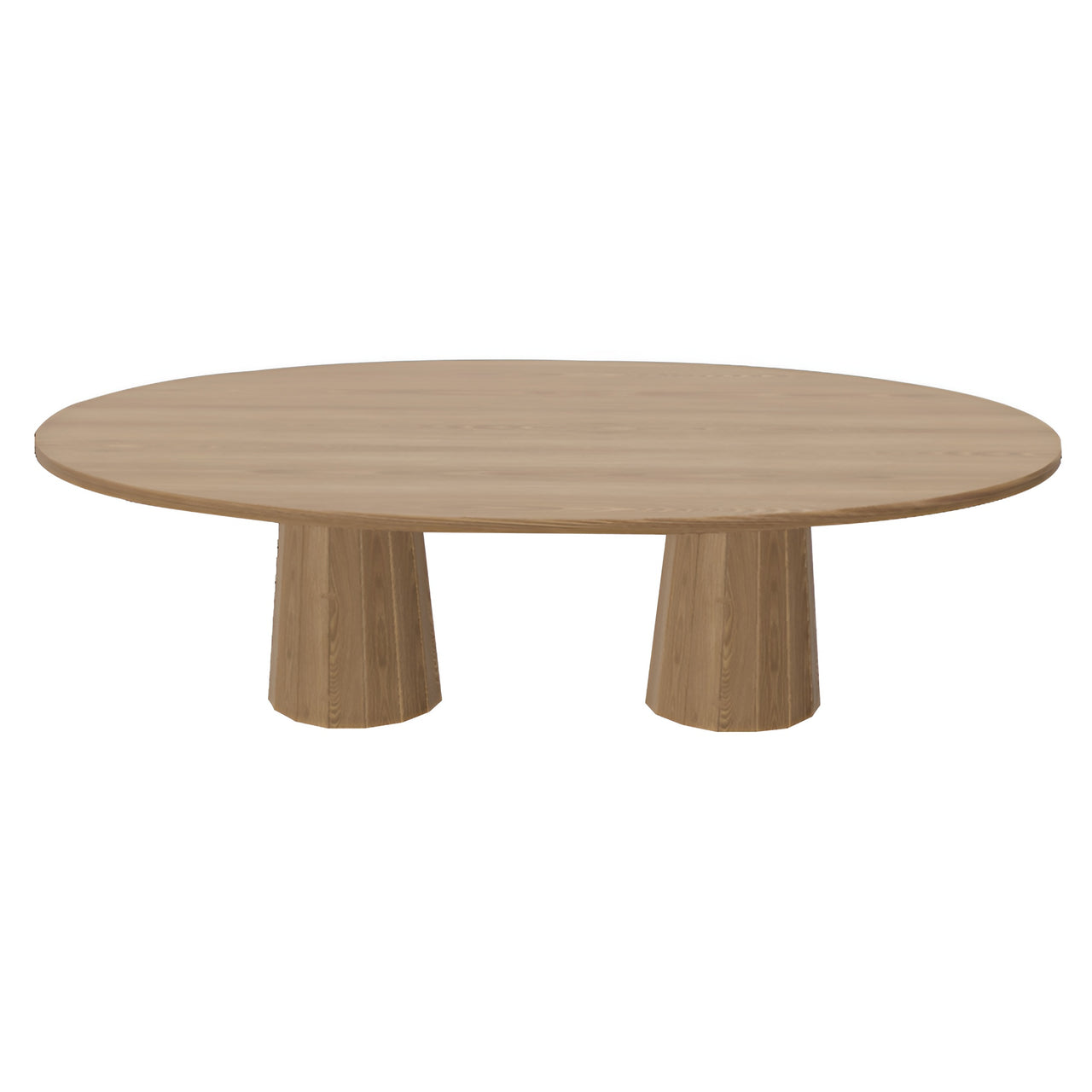 Container Oval Table: Large + Bodhi Cover + Natural Oil + Natural Oil