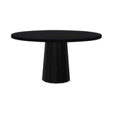 Container Round Table: Large + Bodhi Cover + Jet Black + Black