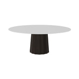 Container HPL Round Table: XXL + Bodhi Cover + White + Grey