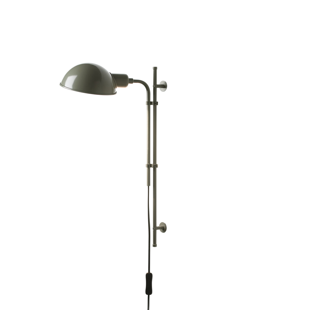 Funiculí A Wall Light: Moss Grey