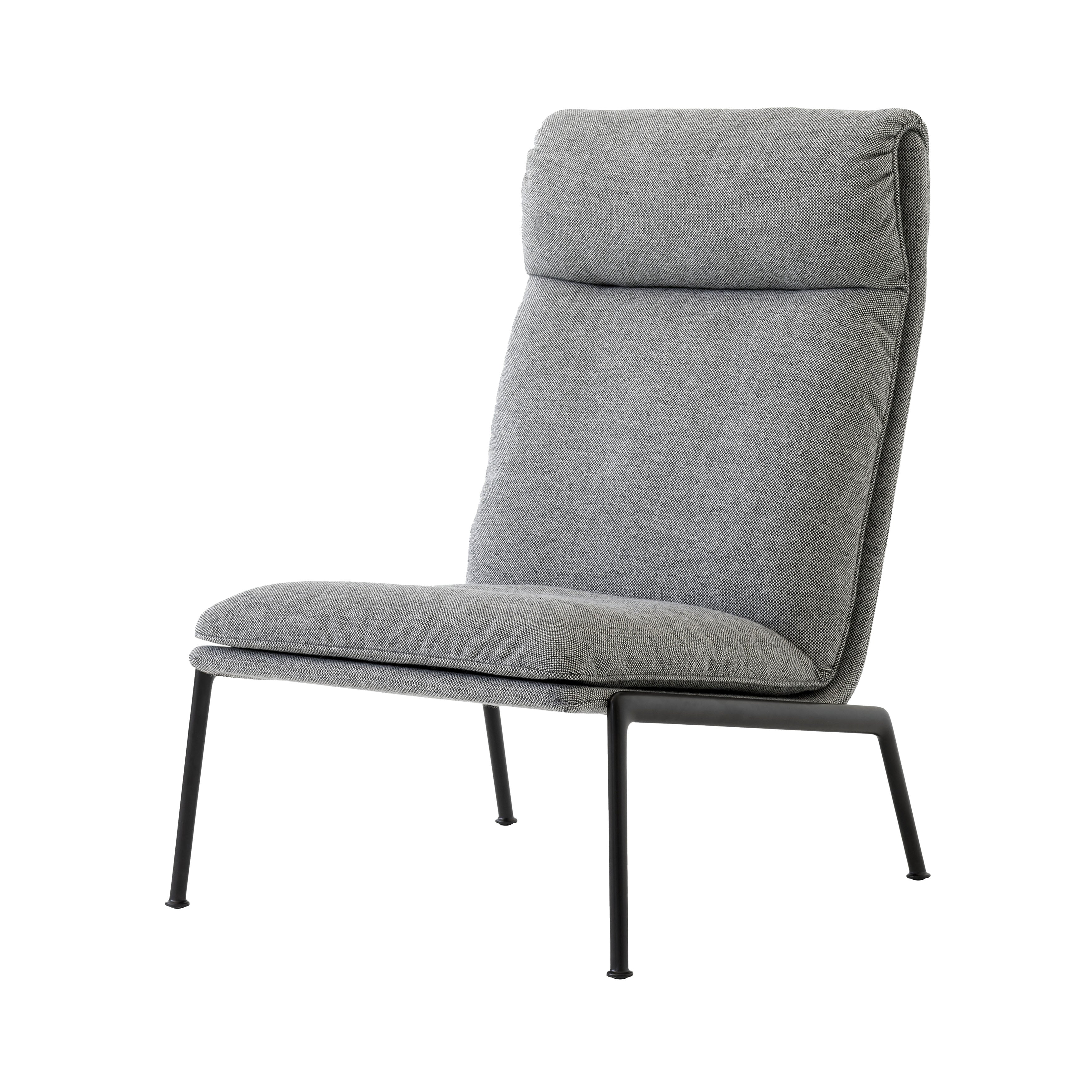 Muno Highback Lounge Chair: LN16 + Warm Black