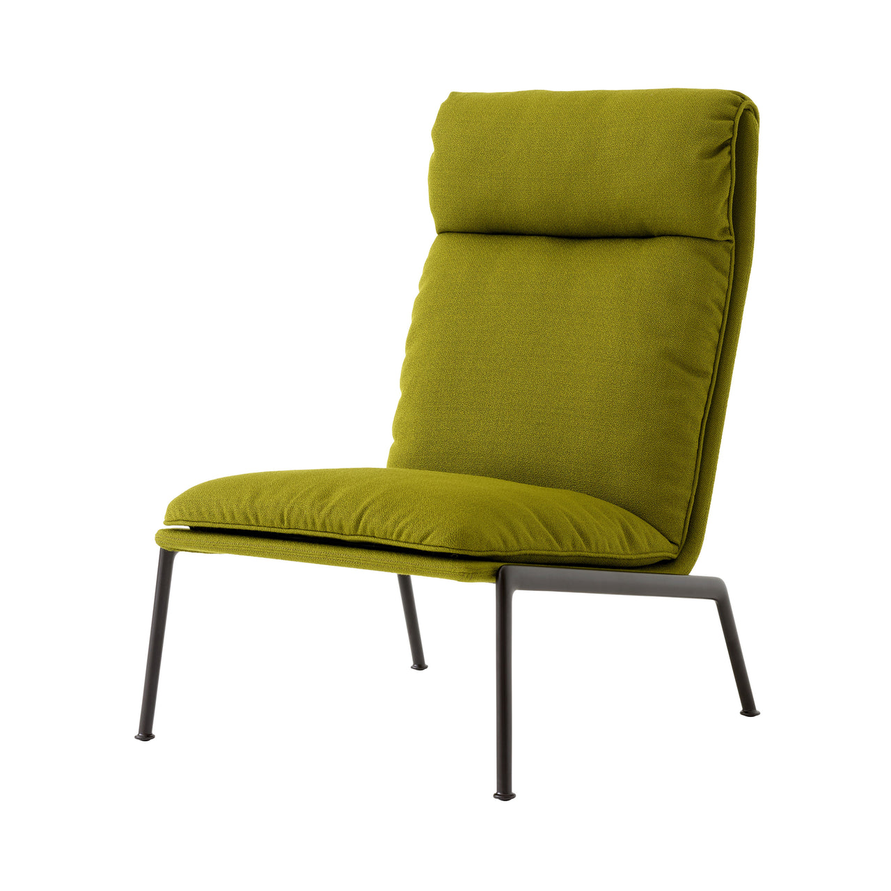 Muno Highback Lounge Chair: LN16 + Warm Black