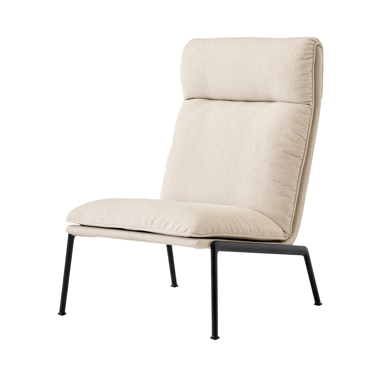Muno Highback Lounge Chair: LN16 + Warm Black
