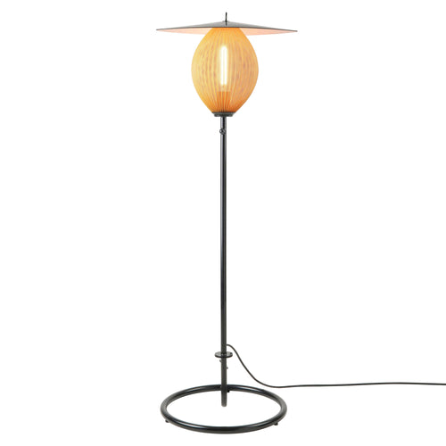 Satellite Outdoor Floor Lamp: Mustard Gold
