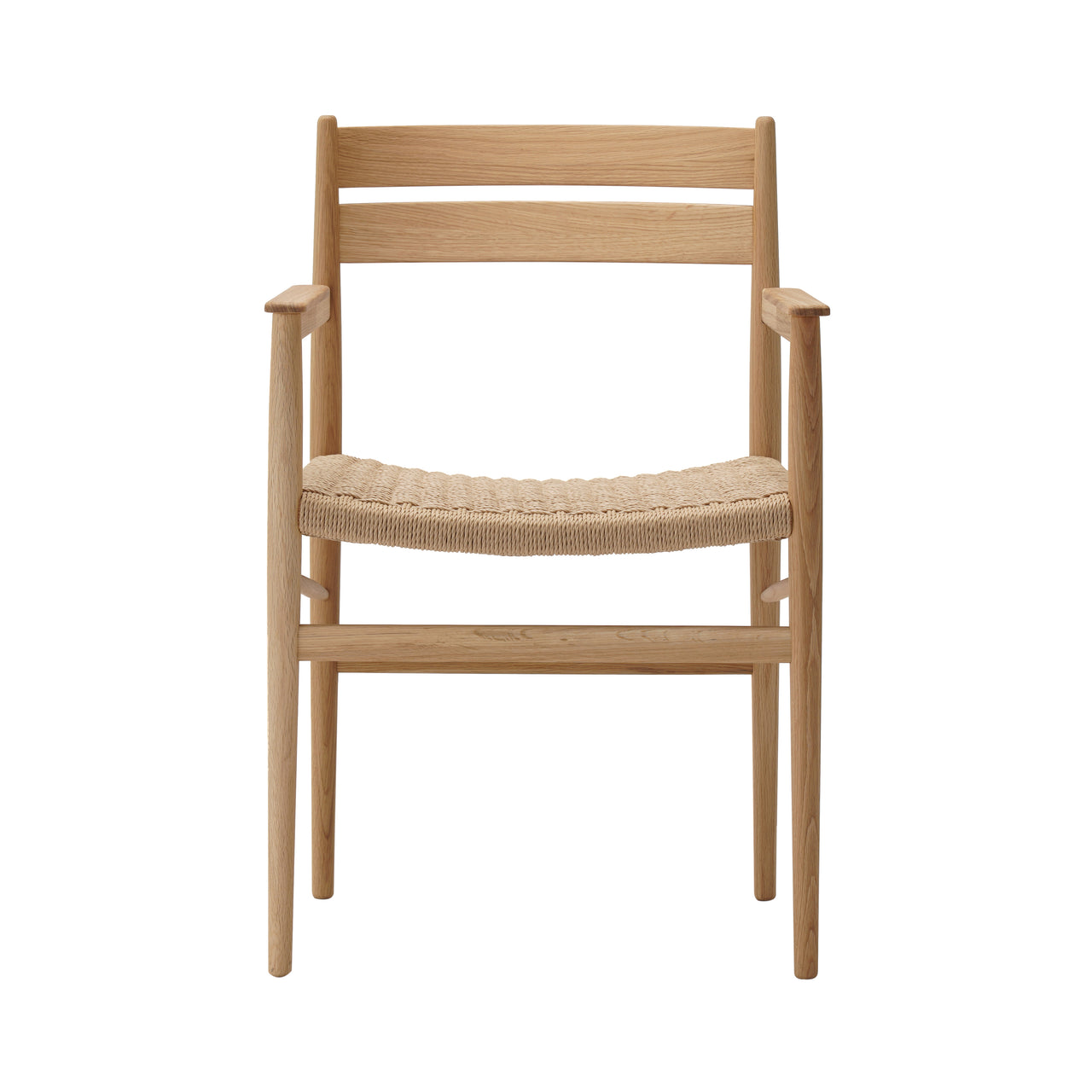 Hiroo Dining Chair N-DC04: Paper Cord: Pure Oak