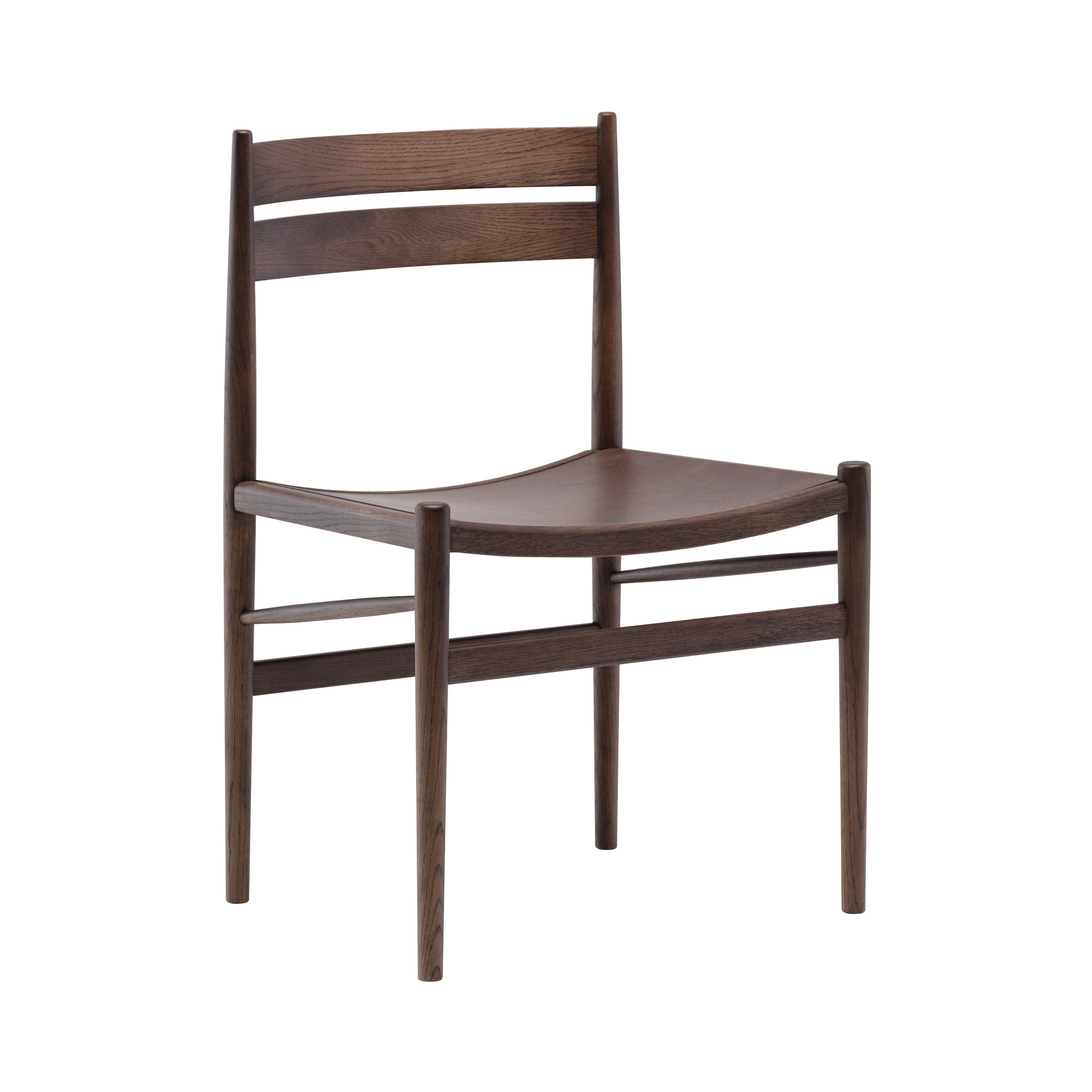 Hiroo Dining Chair N-DC05: Smoked Oak