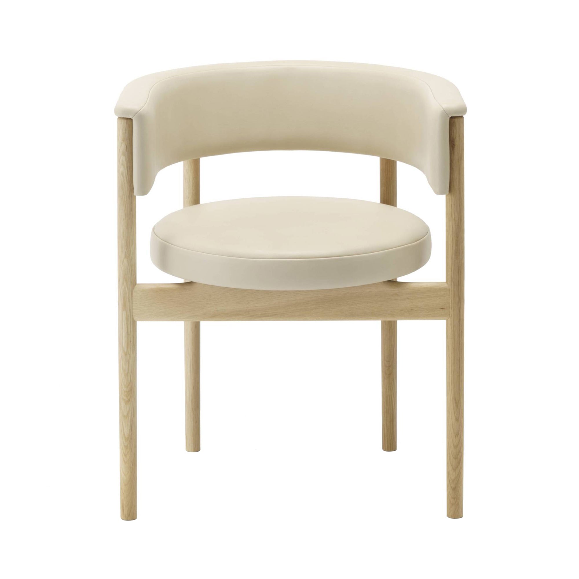 Minatomirai Cafe Side Chair N-SC01: Upholstered