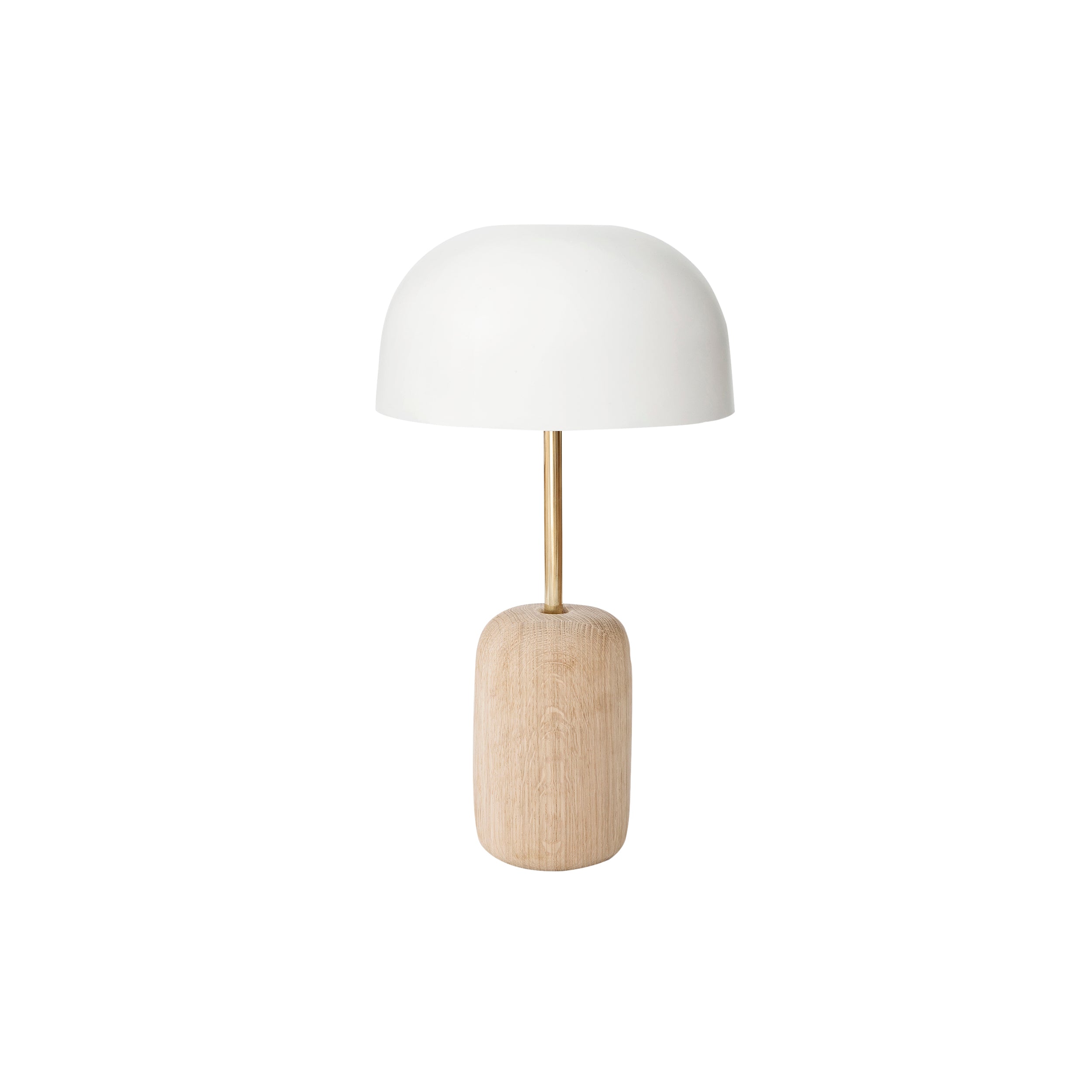 Nina Table Lamp: White