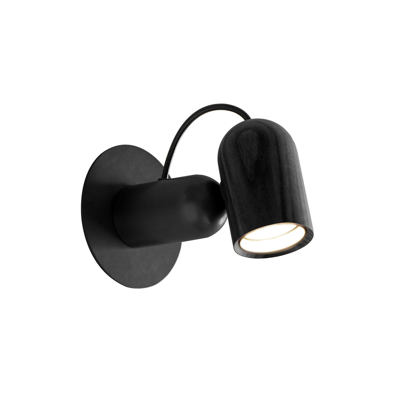 Onfa Wall Lamp: Black + Graphite