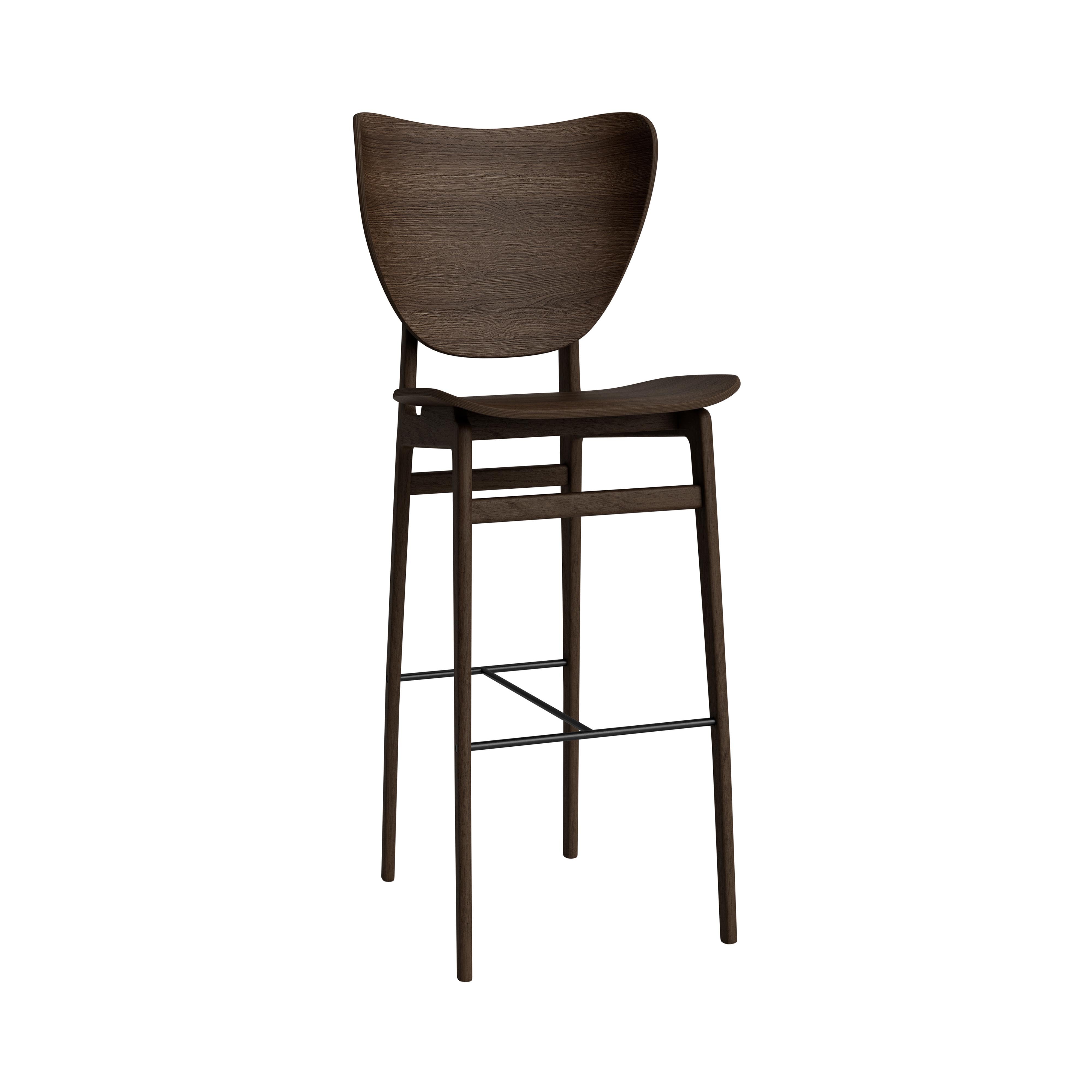 Elephant Bar + Counter Chair: Bar + Dark Smoked Oak