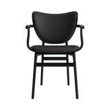 Elephant Armchair: Front Upholstered + Black Oak