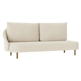 New Wave Sofa: Brass + Open Ended- Right