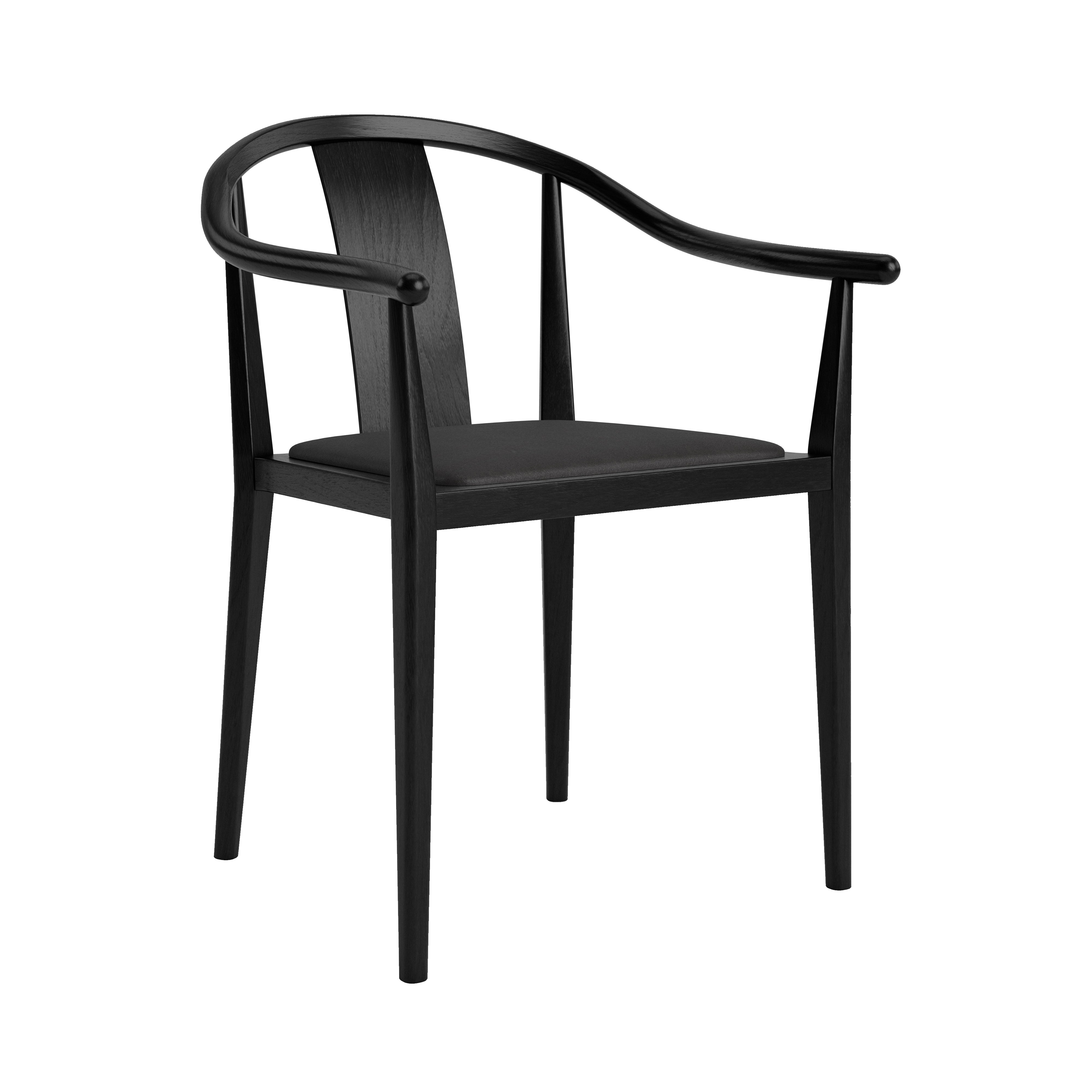 Shanghai Armchair: Black Ash