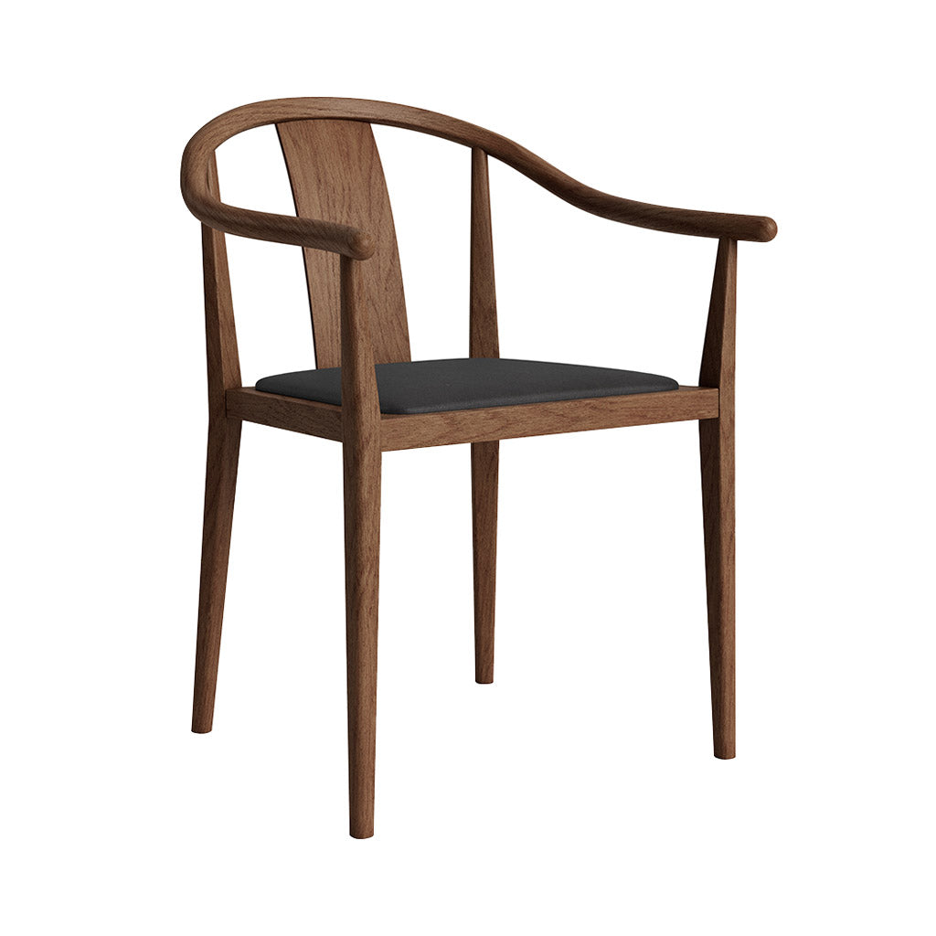 Shanghai Armchair: Dark Smoked Ash