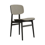 Ny11 Chair: Front Upholstered + Black Oak