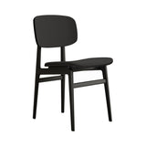 Ny11 Chair: Front Upholstered + Black Oak