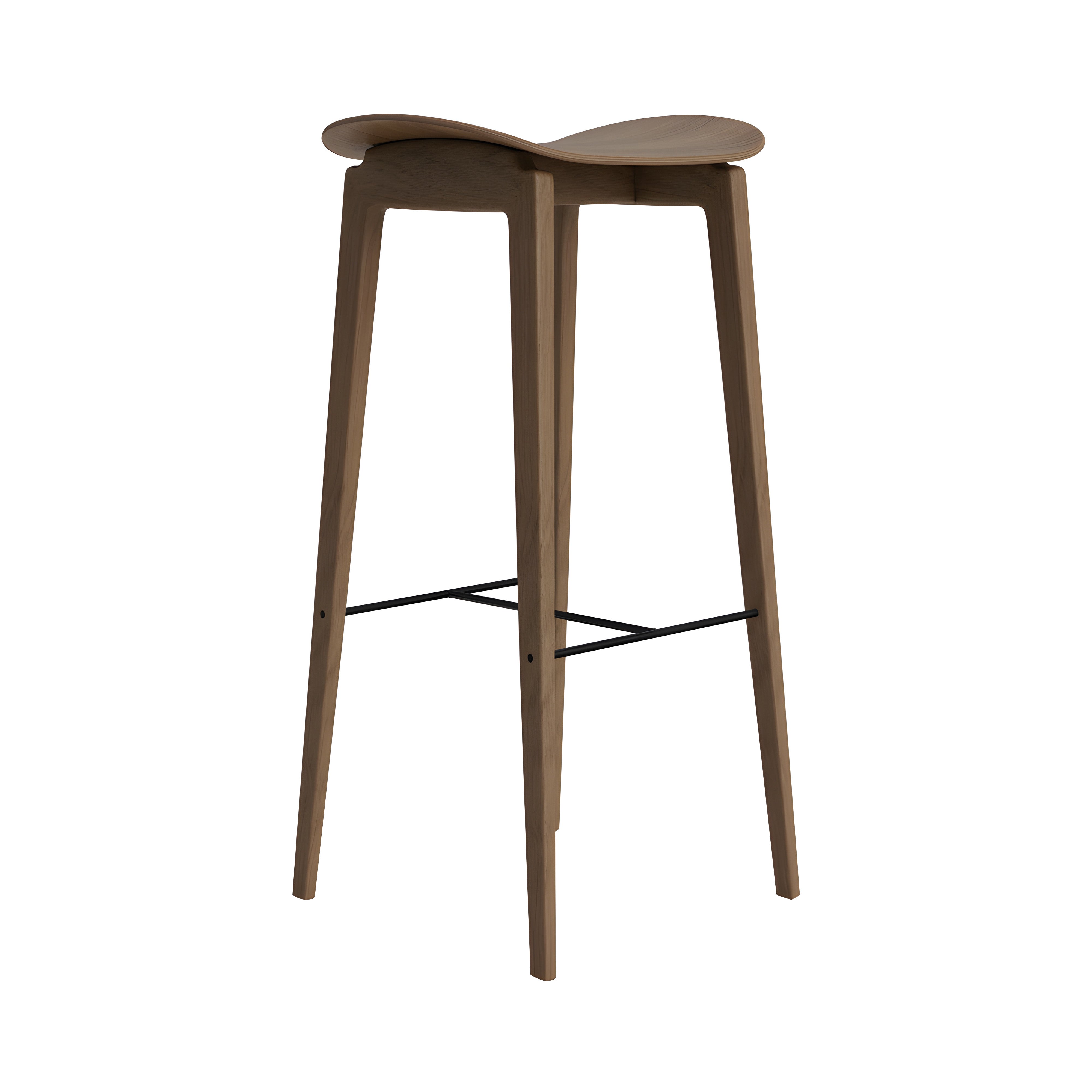 NY11 Bar + Counter Stool: Bar + Light Smoked Oak