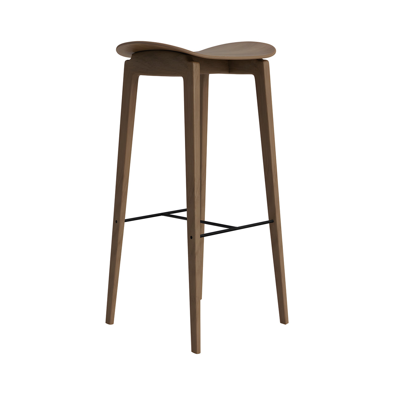 NY11 Bar + Counter Stool: Bar + Light Smoked Oak