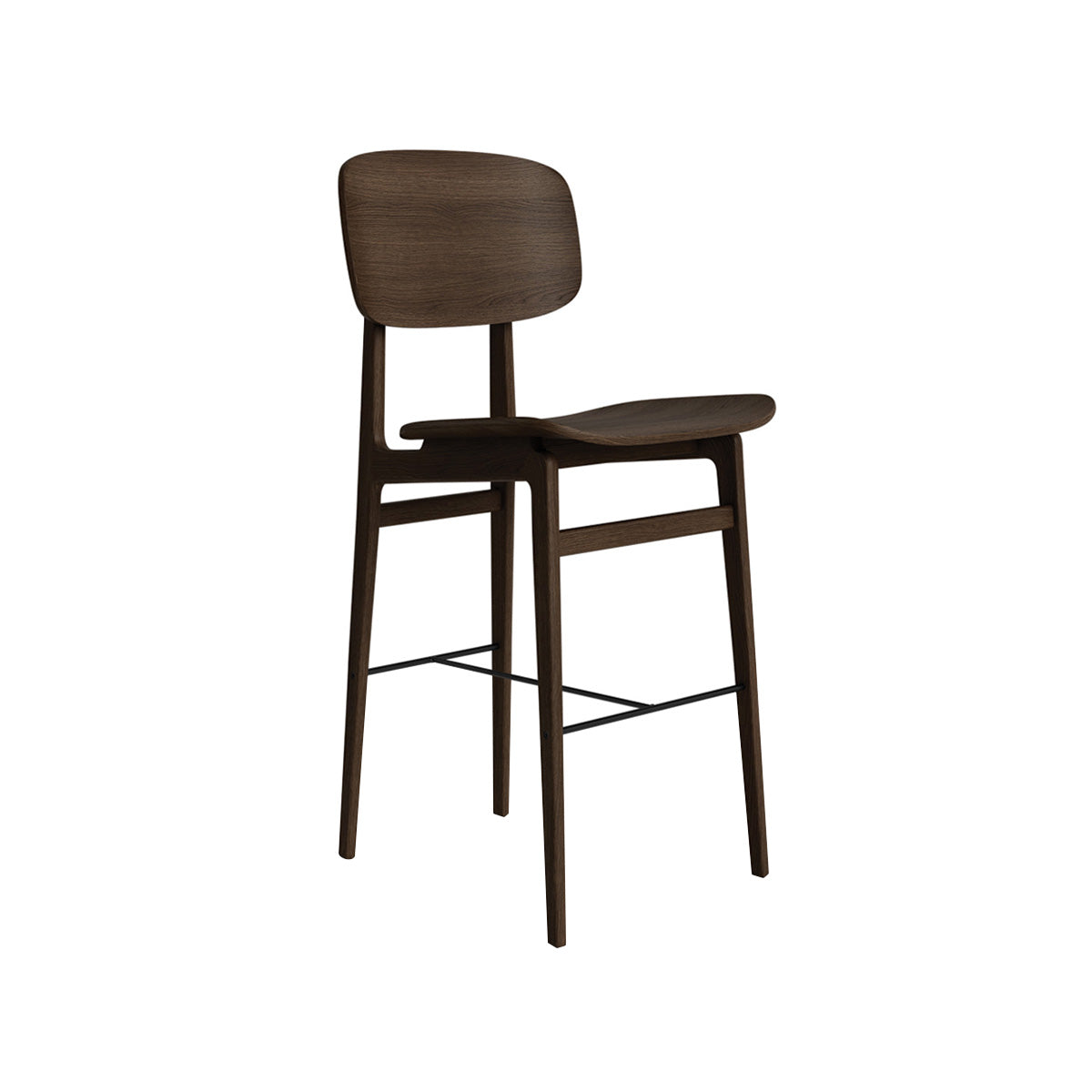 NY11 Bar + Counter Chair: Counter + Dark Smoked Oak