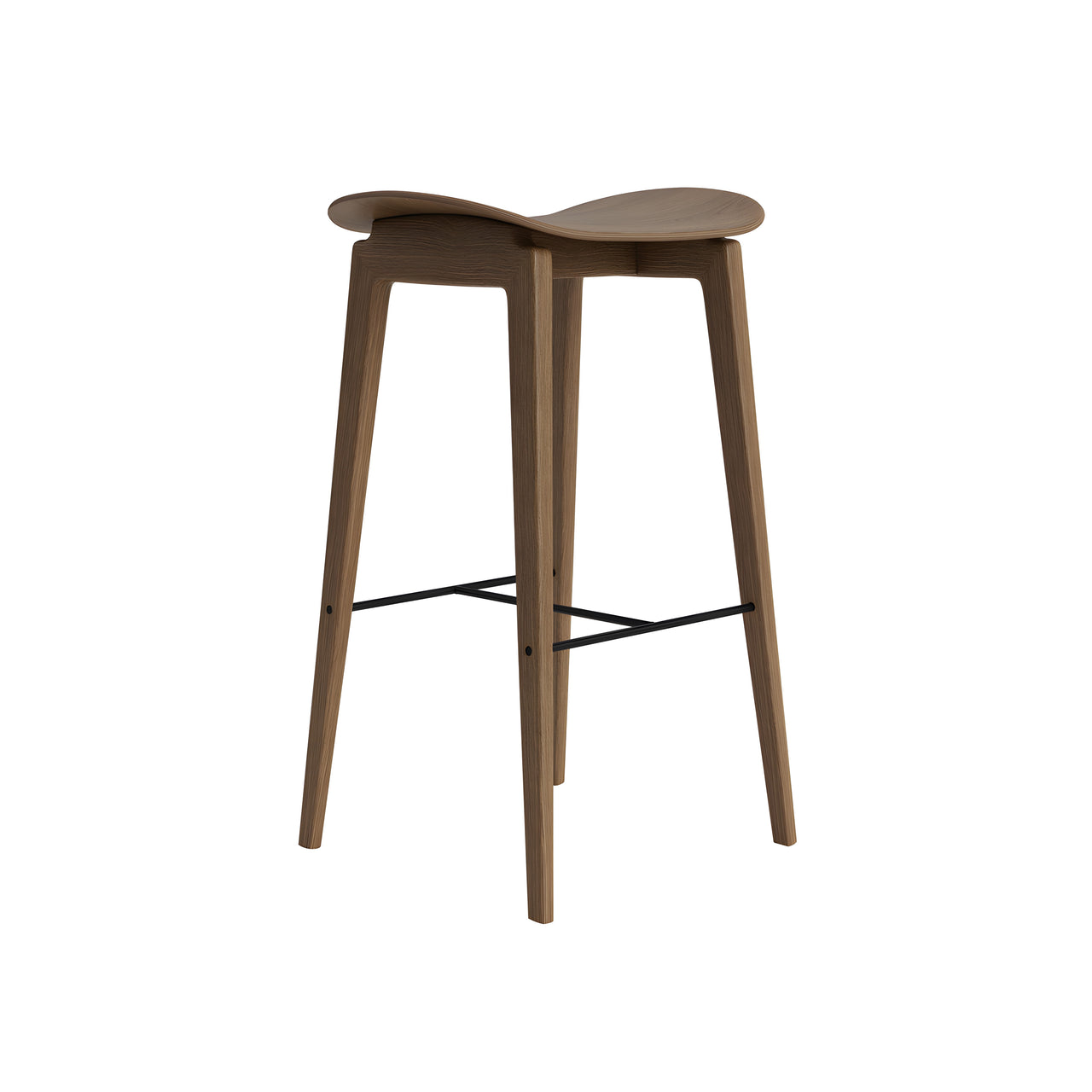 NY11 Bar + Counter Stool: Counter + Light Smoked Oak