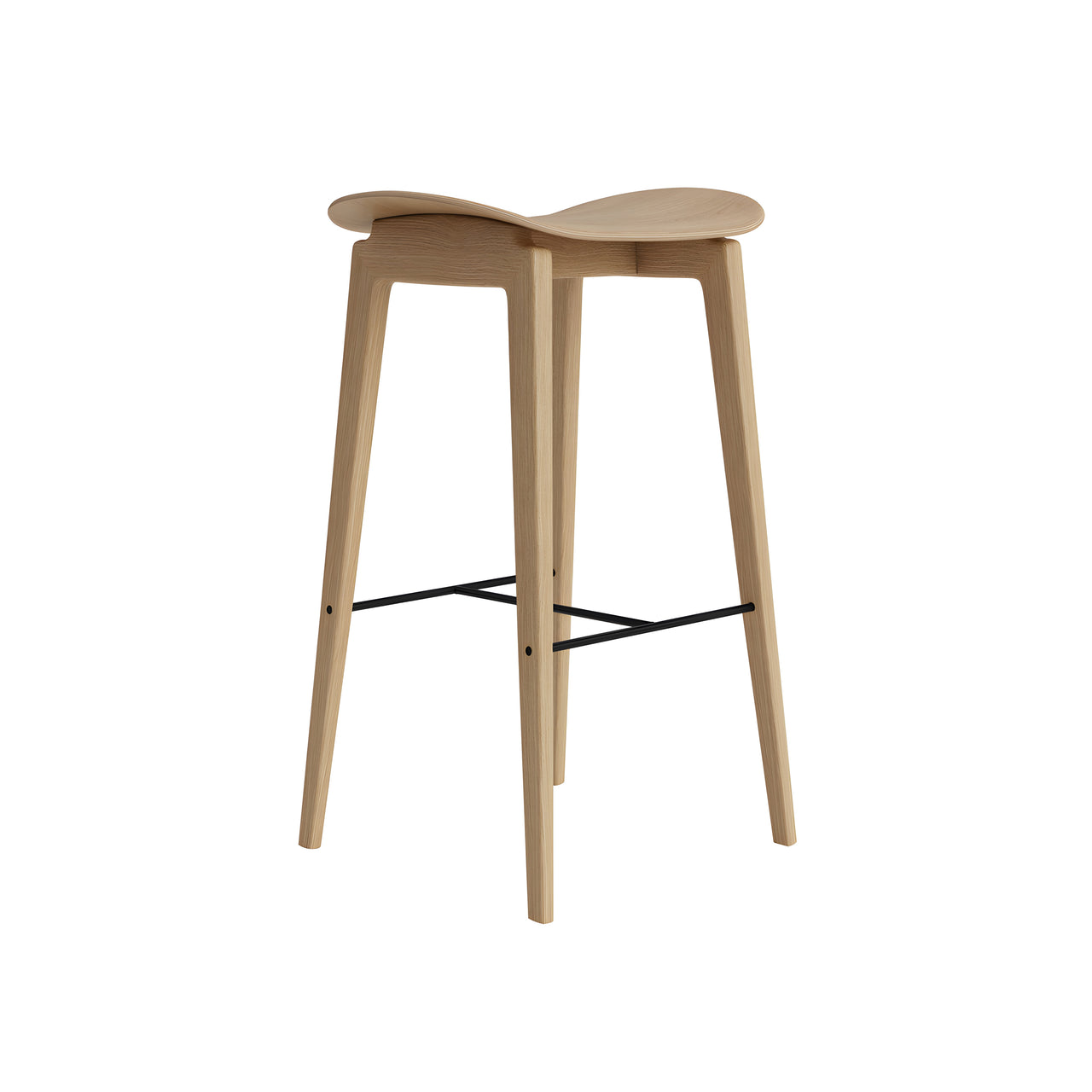 NY11 Bar + Counter Stool: Counter + Natural Oak