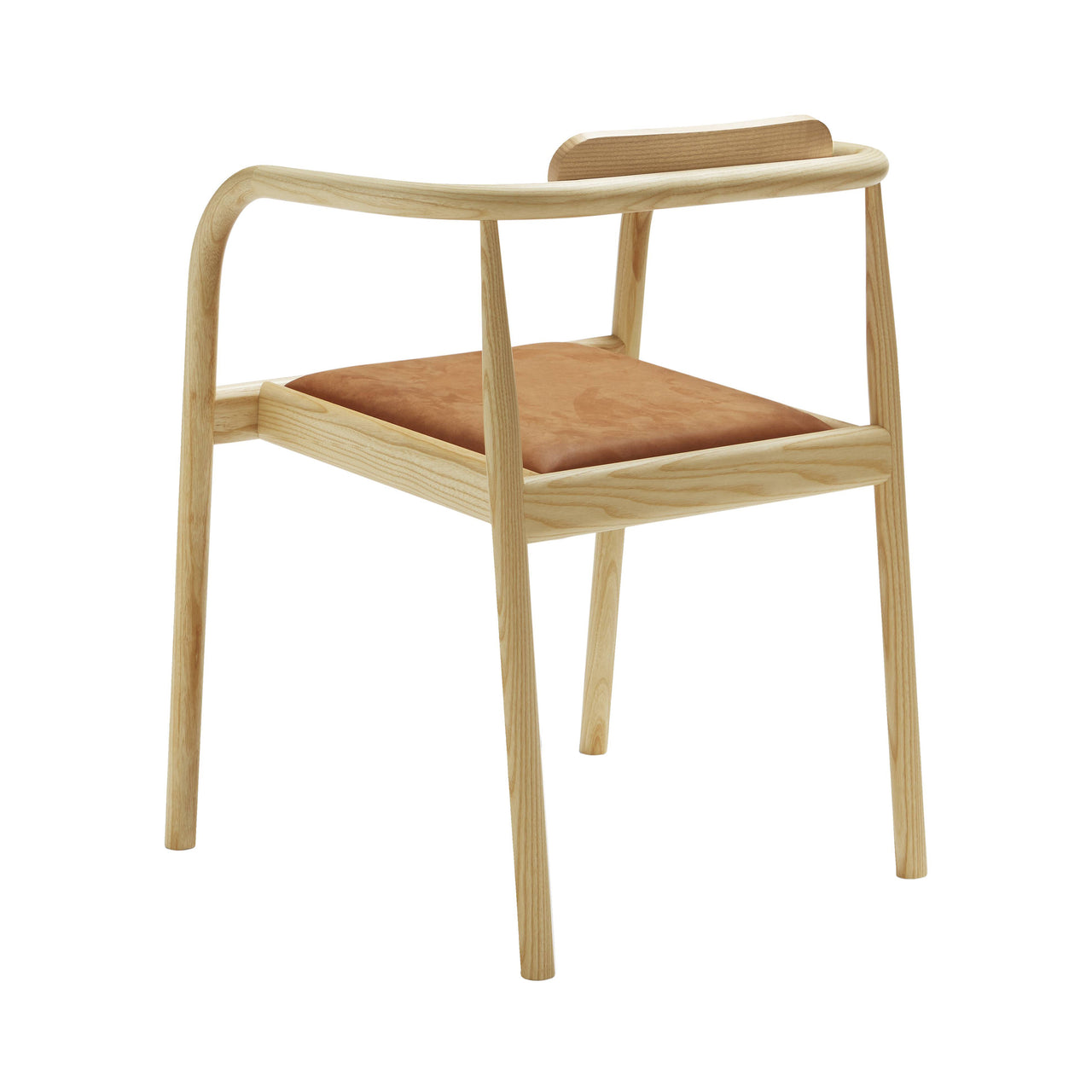 Ahm Chair: Upholstered + Natural Ash