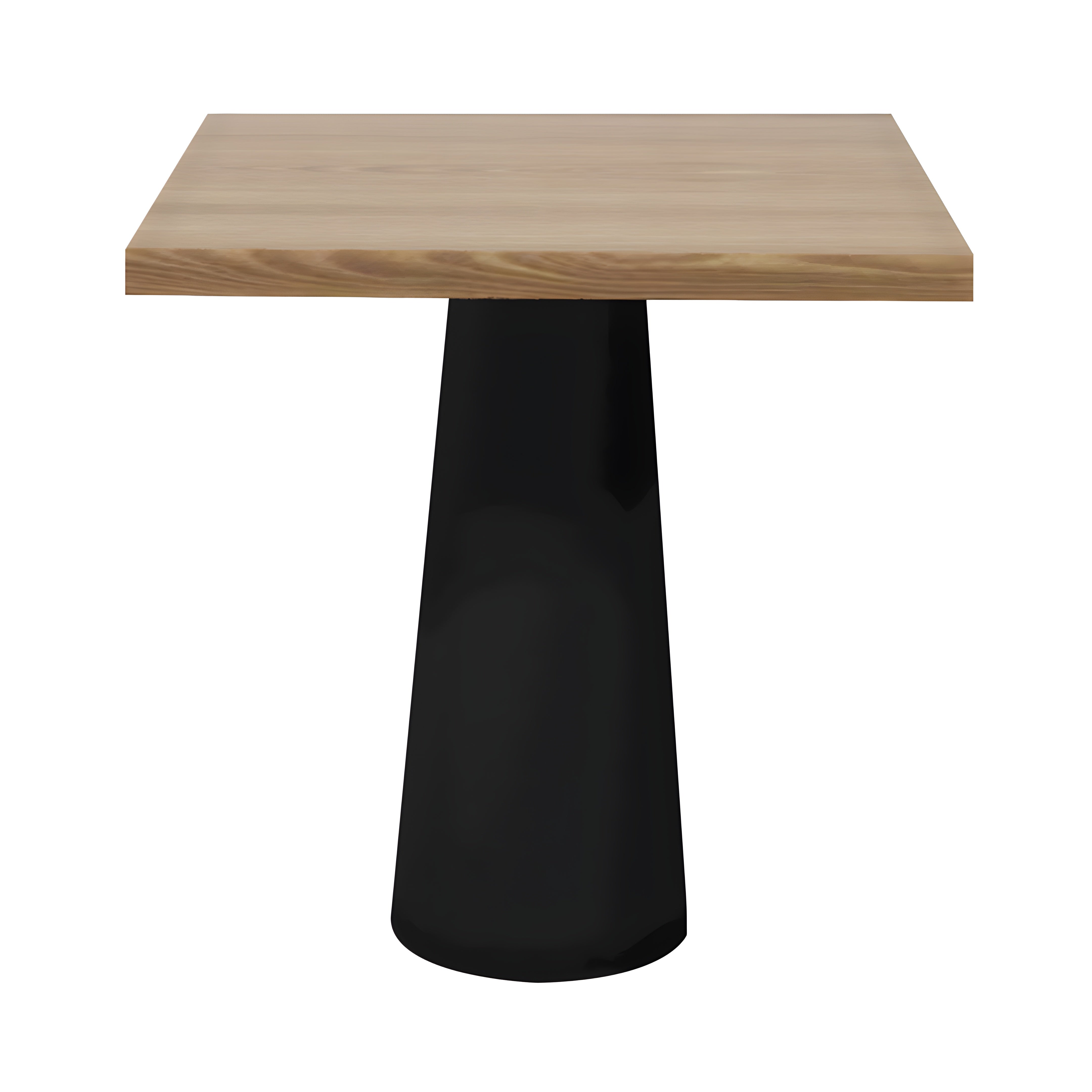 Container Square Table: Small + Natural Oil + Black
