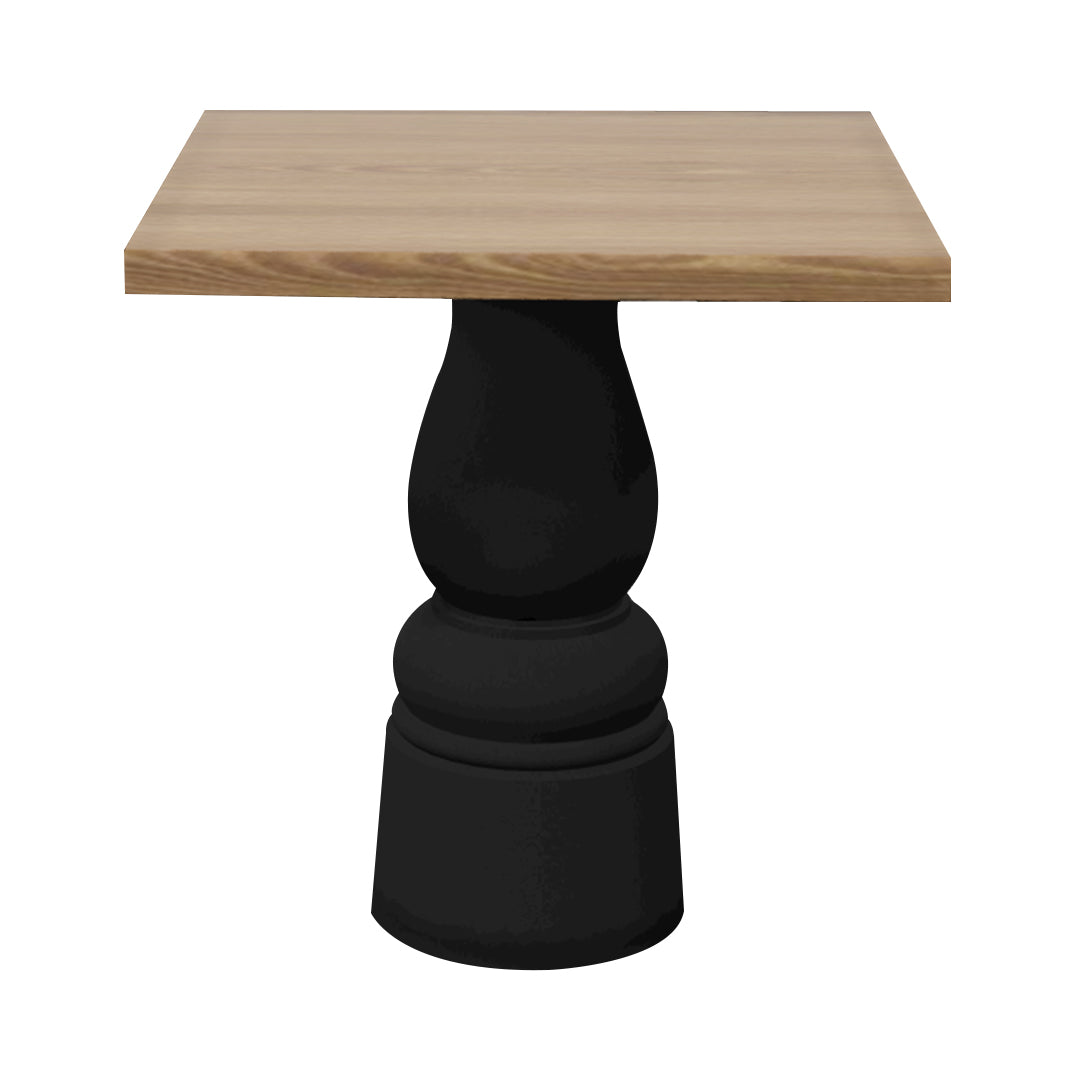 Container Square Table: Small + New Antiques + Natural Oil + Black