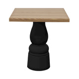 Container Square Table: Small + New Antiques + Natural Oil + Black