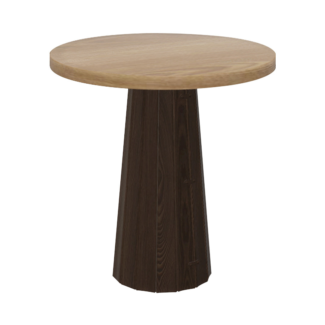 Container Round Table: Extra Small + Bodhi Cover + Natural Oil + Cinnamon