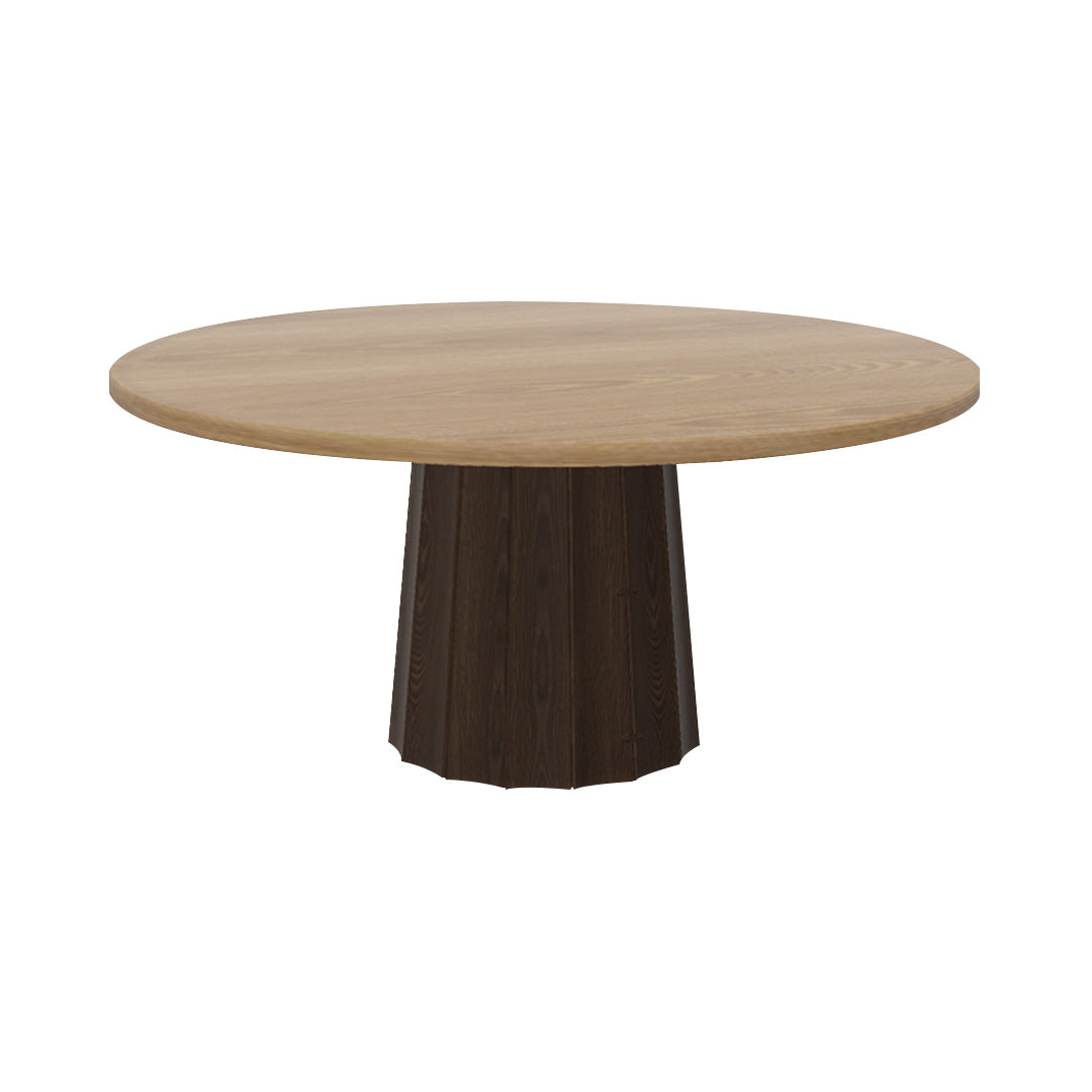 Container Round Table: Extra Large + Bodhi Cover + Natural Oil + Cinnamon