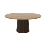 Container Round Table: Extra Large + Bodhi Cover + Natural Oil + Cinnamon
