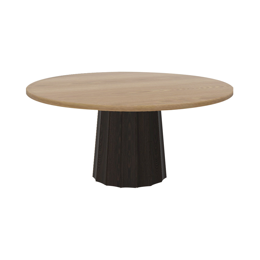 Container Round Table: Extra Large + Bodhi Cover + Natural Oil + Grey
