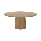 Container Round Table: Extra Large + Bodhi Cover + Natural Oil + Natural Oil