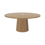 Container Round Table: Extra Large + Bodhi Cover + Natural Oil with Hole + Natural Oil