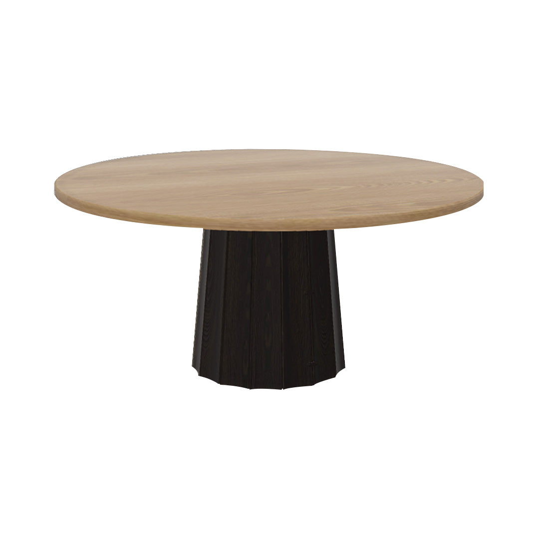Container Round Table: Extra Large + Bodhi Cover + Natural Oil + Wenge