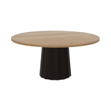 Container Round Table: Extra Large + Bodhi Cover + Natural Oil + Wenge