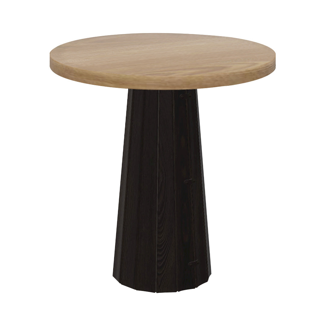 Container Round Table: Extra Small + Bodhi Cover + Natural Oil + Wenge