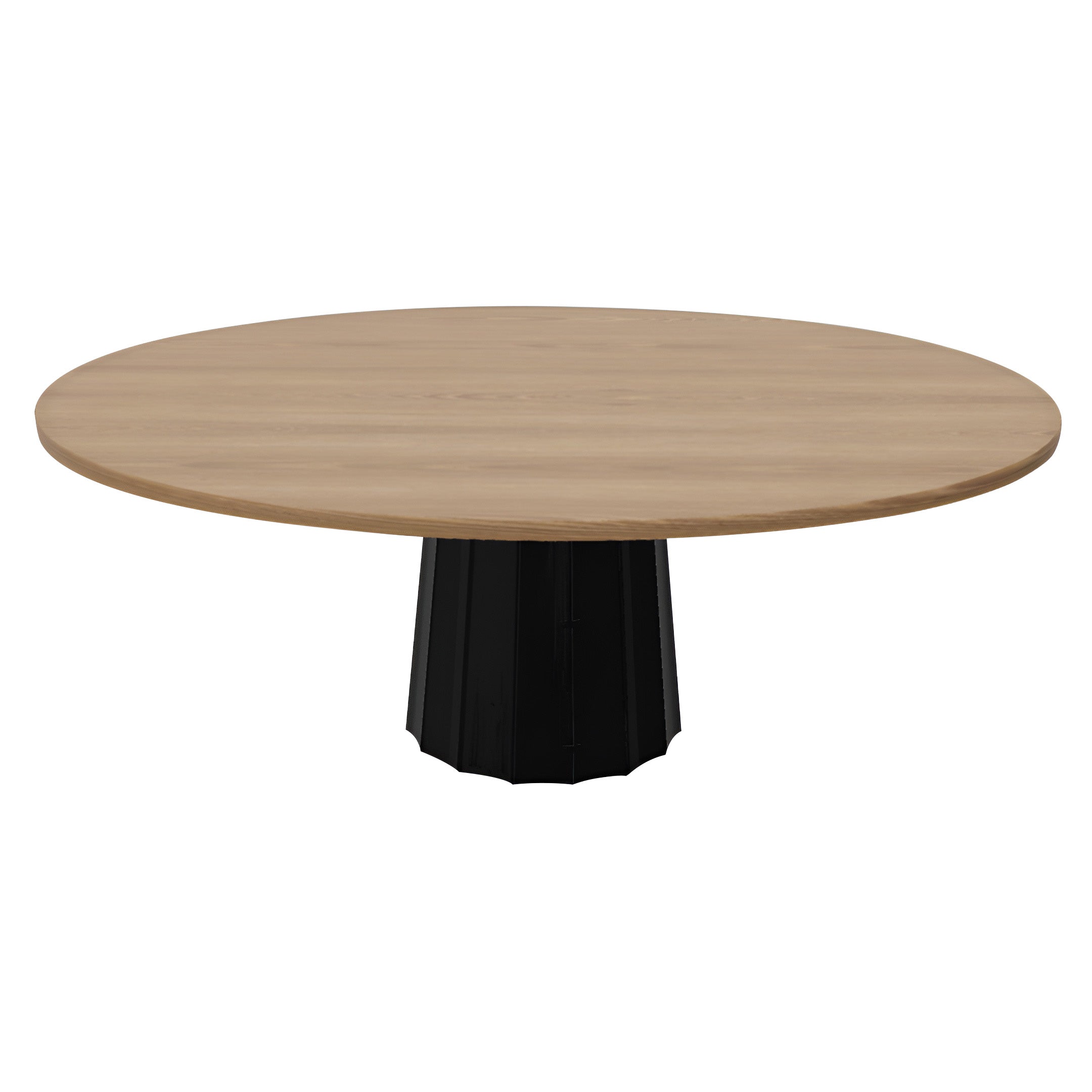 Container Oval Table: Small + Bodhi Cover + Natural Oil + Black