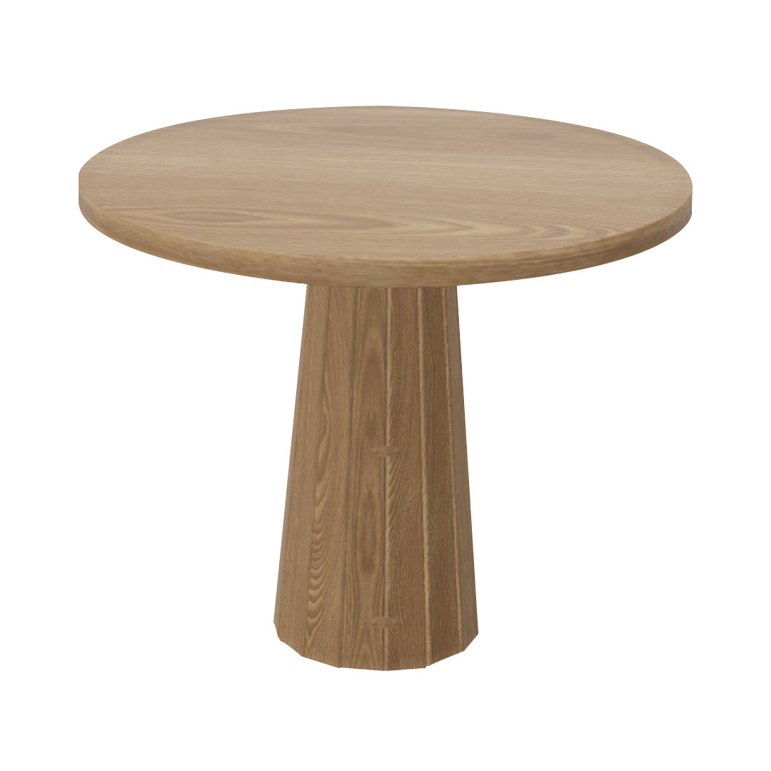 Container Round Table: Small + Bodhi Cover + Natural Oil + Natural Oil