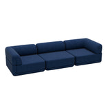 Cube Modular Sofa: Configuration 3 + Chenille Navy