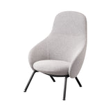 Nebula Lounge Tube Chair: Steel Base