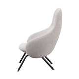Nebula Lounge Tube Chair: Steel Base